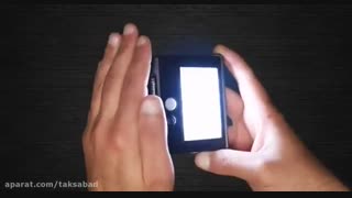 لامپ خورشیدی دیواری سنسور دار 20 ال ای دی SOLAR MOTION SENSOR 20 LED LIGHT