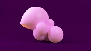 آموزش ساخت نوشته با افکت بادکنکی در Cinema4D