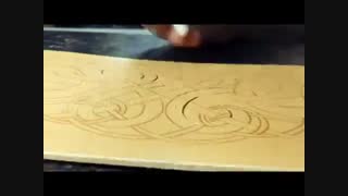 آموزش حکاکی روی چرم