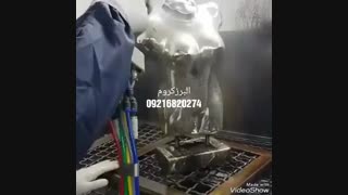 مانکن آبکاری شده-آبکاری مانکن-مخملپاش