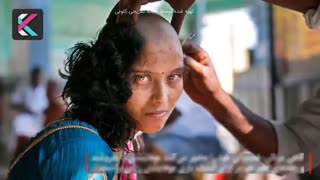 تجارت پرسود و کثیف معابد هندی با موهای مردم