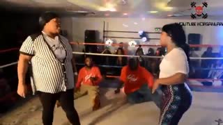 مسابقه سیلی زدن خانم ها !!!