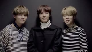 لحظه ای شاد با وی V (تهیونگ) و اعضای BTS