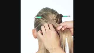 انواع روش بستن مو برای دختران مو بلند