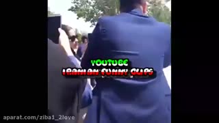 فرار محسن ابراهیم زاده از دست دخترا