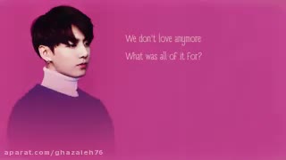 we dont talk anymore jongkook با زیرنویس فارسی