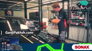 آموزش کامل روش صحیح اجرای پوشش نانو سرامیک بدنه خودرو سوناکس-گنجی پخش