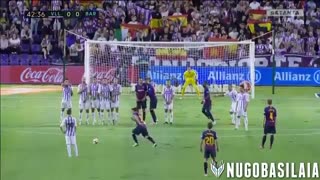 حرکات لیونل مسی مقابل رئال وایادولید ( 4 شهریور 97 )