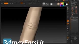 جعفر صیدی : آموزش حرفه ای زیبراش حجاری دست Zbrush Sculpting Hand