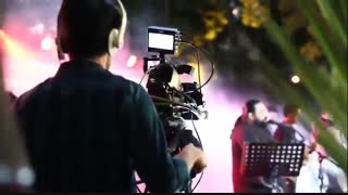 پشت صحنه پوشش تصویری اجرا رضا صادقی