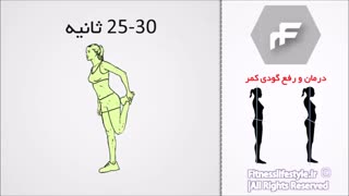 علم تمرین - درمان گودی کمر