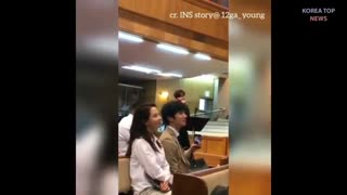 kim jong kook singing "marry me"