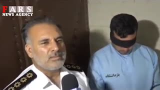 رویارویی مامور پلیس با مردی که او را مورد ضرب و شتم قرار داده بود