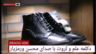 دکلمه جنجالی علم و ثروت با صدای محسن ورمزیار بازیگر و گوینده جوان