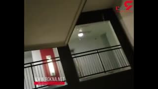 زن جوان به اشتباه وارد خانه همسایه شد
