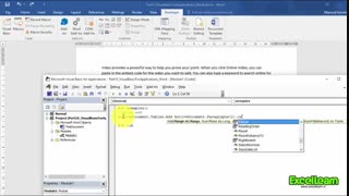 ماکرونویسی در محیط نرم افزار ورد ( قسمت دهم ـ بخش اول)