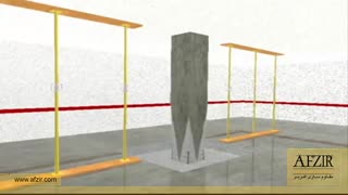 مقاوم سازی ستون بتنی آسیب دیده توسط ژاکت بتنی