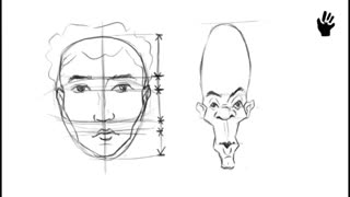 آموزش اصولی کاریکاتور چهره-درس دوم