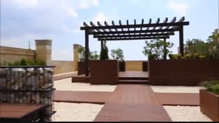 روف گاردن چوب پلاست کاشانک تهران