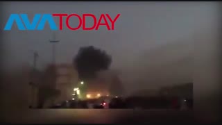 کنسولگری جمهوری اسلامی در بصرە با فتنه های انگلیس و احمقهای تند رو توسط معترضین بە آتش کشیدە شد