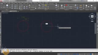 اموزش ترسیم دایره در اتوکد(استاد علی منتظری)