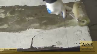 مقاوم سازی سقف دال بتنی برش خورده جهت عبور تاسیسات ساختمان با FRP