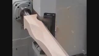 ساخت پایه منحنی از چوب با دستگاه CNC