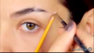 ترفندهای شنیداری: نحوه پر کردن و قرینه سازی ابرو با مداد