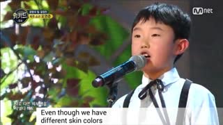 خوانندگی پسربچه کره ای