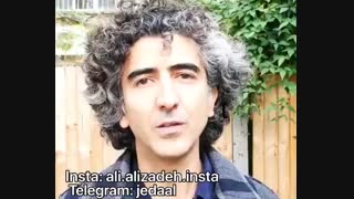 علی علیزاده: سلبریتی‌ها سوخت ماشین جنگی «من‌وتو» و «بی‌بی‌سی» هستند