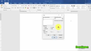 معرفی و کاربرد ابزار Tab در نرم افزار مایکروسافت Word