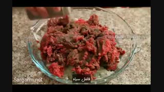 طرز تهیه کباب تابه ای (فارسی)