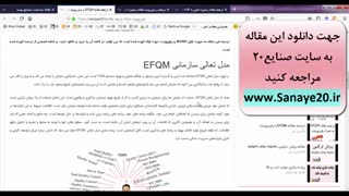ترجمه مقاله efqm با ورد و پاورپوینت