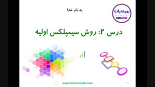 آمورش روش سیمپلکس برای حل مدل های خطی