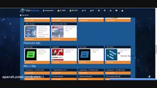 آموزش کسب درامد از اینترنت با سایتclixuniverse