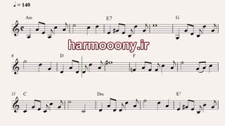 نت کیبورد هتل کالیفرنیا از گروه ایگلز