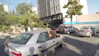 یه پارکور کار چه جوری میره داخل ماشین؟ / تمیم سعیدی