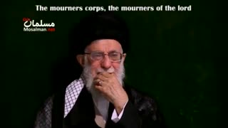 نوحه زیبای بنی فاطمه در حضور رهبر انقلاب