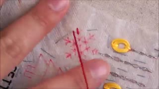 گلدوزی-Rosette Stitch-2