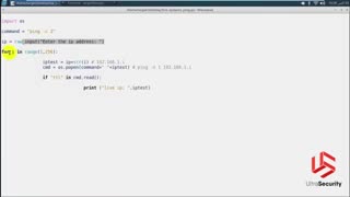 دوره آموزش هک با پایتون قسمت3-به دست آوردن ای پی های یک شبکه با ping