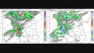 الگوی بارش 24 ساعته طی روز پنجشنبه 3  لغایت سه شنبه 8 آبان 97