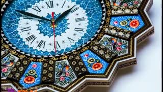 ساعت میناکاری | زیبا ترین هنر دستی اصفهان